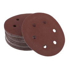 50 Pcs 180Grit Universal Sanding Discs-Round Hook Loop Sandpaper-White Paper Red 0.32 per gallon