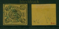 Braunschweig Mi # 6 gestempelt 1 Silbergroschen Altsignatur Drahn (61080)