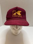 Killington Vermont Ski Script Burgundy Vintage Corduroy Hook/Latch Rope Hat