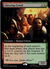 CHEERING CROWD 270 FOIL MAGIC: THE GATHERING MARVEL'S SPIDER-MAN NM