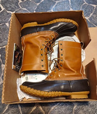 L.L Bean Bean Boots made in USA mens duck boots Size 9 VINTAGE