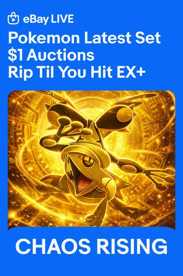 RIP TIL YOU HIT EX + | CHAOS RISING | $1 STARTS MADNESS | LATEST SET