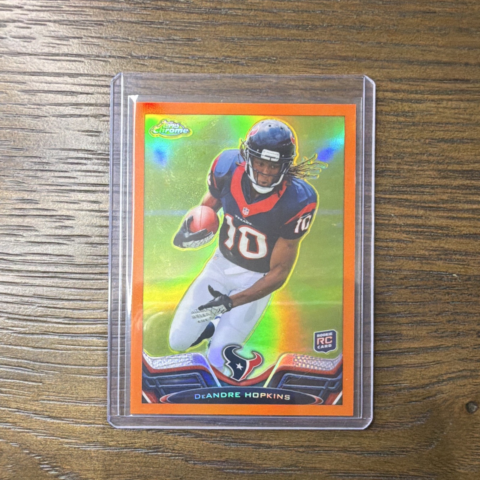 DeAndre Hopkins Topps Chrome #154 Orange Refractor