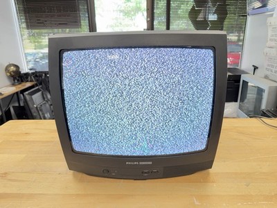 Phillips Magnavox 19PR02 C125 CRT TV Retro Gaming - Coaxial input Only - Working