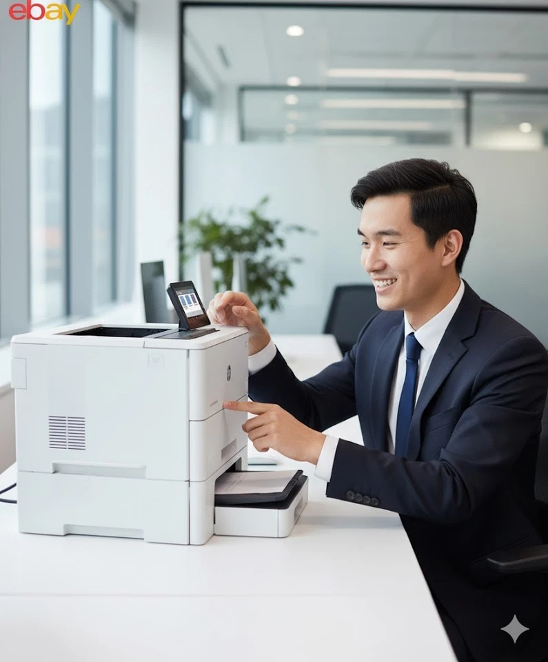 HP LaserJet Enterprise M507x - 1PV88A Laser A4 B/N USB LAN + NUOVO + - Immagine 3 di 4