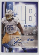 2024 Topps Signature Class Rookie Purple 95/100 Junior Colson #RCA-JC Auto 0rd2