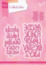 Fustelle Big Shot Sizzix Marianne Design Collectables Charming Alphabet