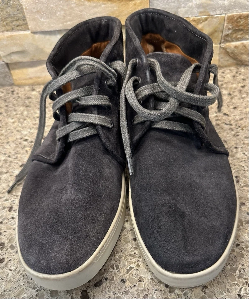 Zapatilla deportiva hombre Rag And Bone Kent gamuza desierto; talla 39/9 gris oscuro. Ligeramente desgastado. Foto 2 de 4