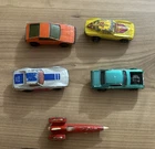 Lot of 5 Vintage 1960's - 1970's Hot Wheels Die Cast Cars