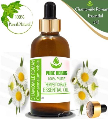 Pure Herbs Chamomile Roman 100% Pure Chamaemelum Nobile Essential Oil Cf683