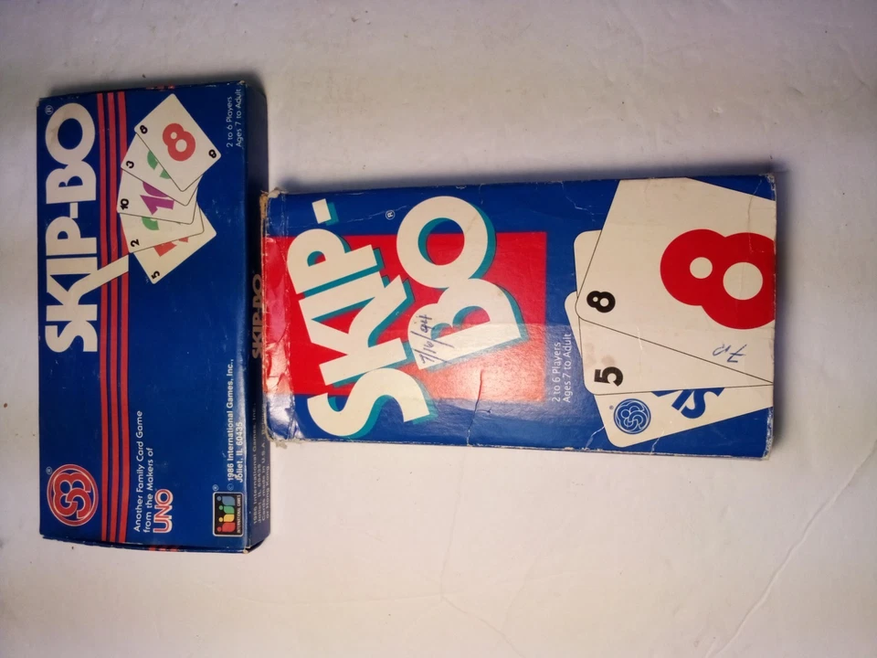 Vintage 1984 Edition "SKIP-BO" Card Game 100% Complete 162 Cards & Instructions. - Image 3 of 4