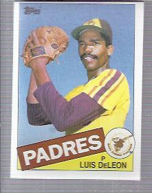 1985 Topps Luis DeLeon #689 card