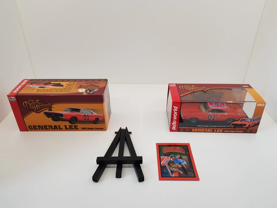 Dodge Charger Dukes of Hazzard General Lee 1969 Auto World scala 1:43 +Locandina - Immagine 3 di 4