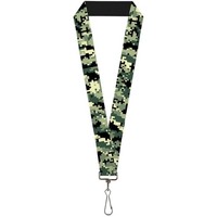 "Buckle-Down Lanyard-1.0\"-Digital Camo 22\" X 1\" Multicolor (Us Import)"
