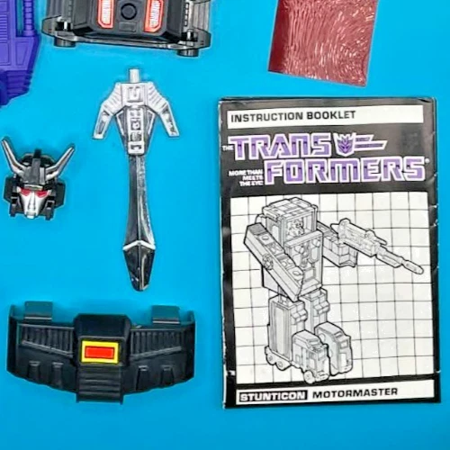 Boneco de ação Motormaster com caixa 100% completo vintage Hasbro G1 Transformers - Imagem 4 de 4