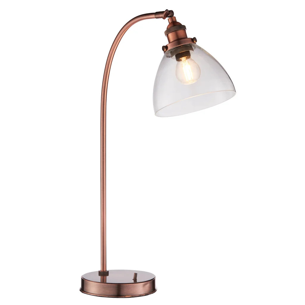 Table Light Copper Hansen Aged Endon 77861