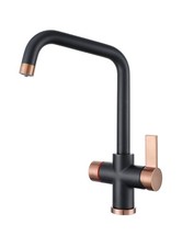 Westco Alpina 4 in 1 Hot Water Kitchen Tap Black Copper Digital Boiling UK