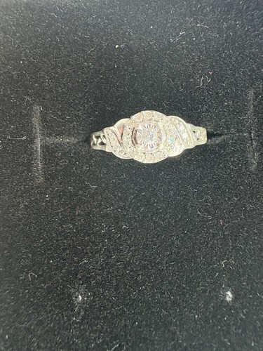 1/6 ct. Diamond Ring- Sterling Silver