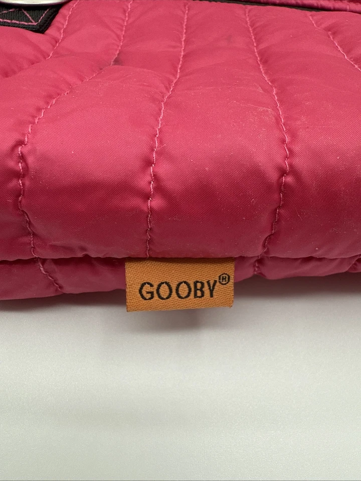Gooby Moda Duradero Cremallera Completa Perrito Puffer Chaleco, Rosa, Talla L Foto 3 de 4