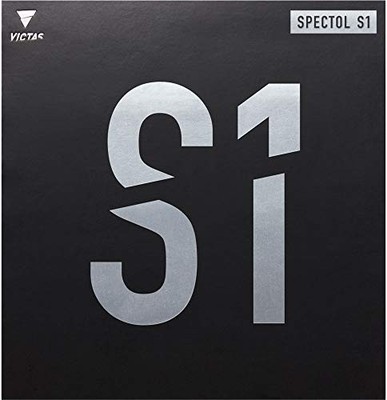 VICTAS Spectrum S1 Table Tennis Rubber Standard Black 2.0mm 210010 High