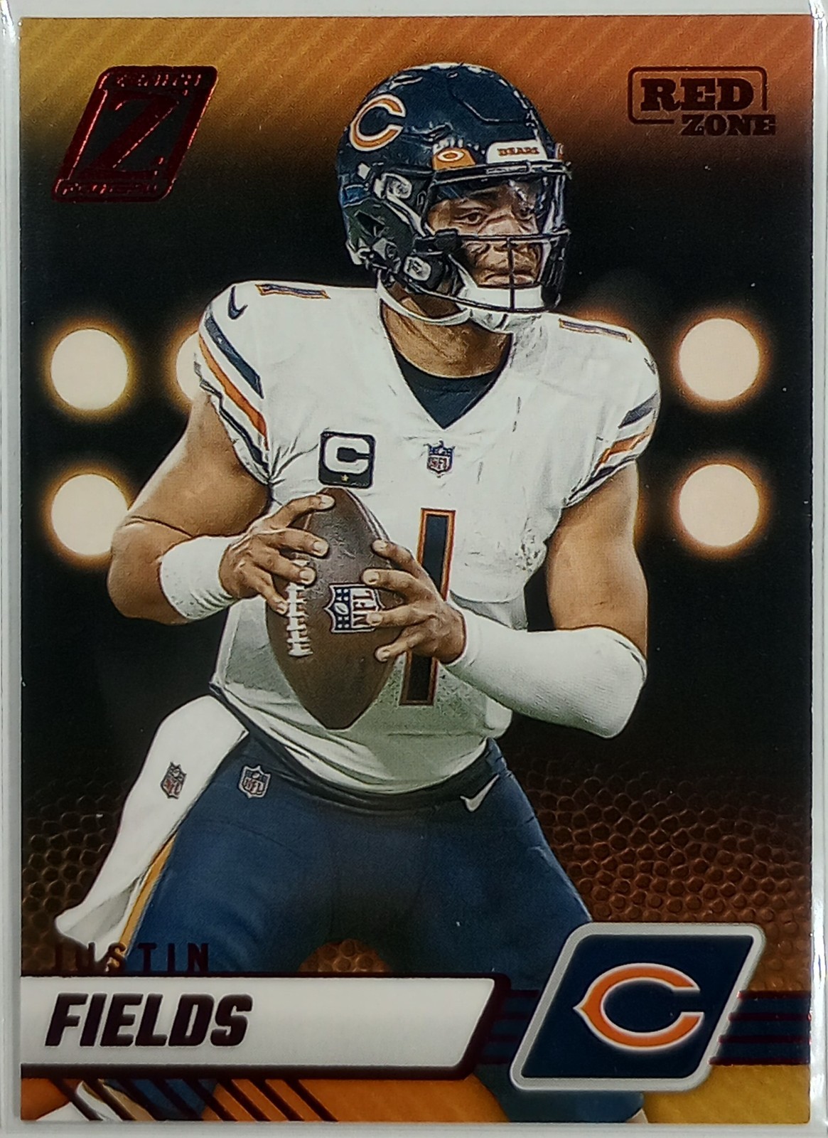 2023 Panini Zenith Justin Fields #18 Red Zone