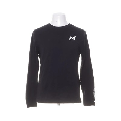 Warp, Langarmshirt, Größe: M, Schwarz, Baumwolle, Print, Herren #Acd