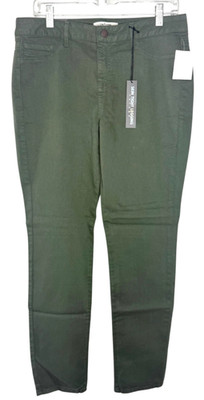 New CHARLOTTE RUSSE REFUGE 12 OLIVE GREEN SKIN TIGHT LEGGING WOMEN NWT USPSGA