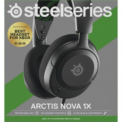 SteelSeries Arctis Nova 1X Multi-System Wired Gaming Headset - Black