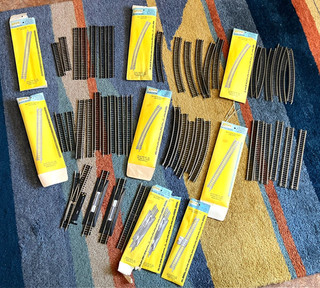 (40) Pieces of Atlas Nickel Silver HO Track/Straight & Curve Extras/NO RES