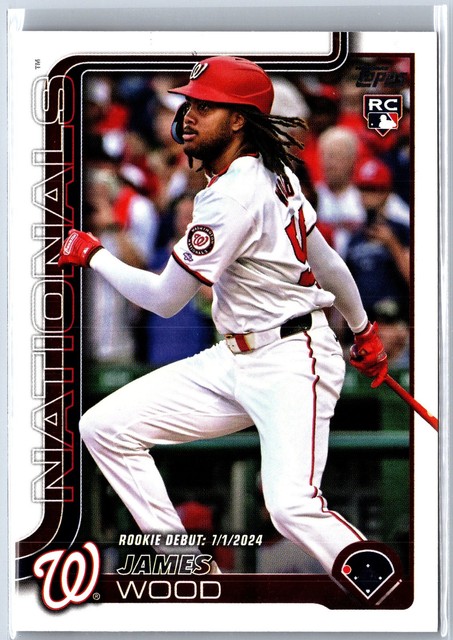 2025 Topps Update James Wood #US218 Washington Nationals
