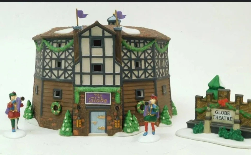 НОВАЯ Рождественская деревня Department 56 The Old Globe Theatre — 58501 - Изображение 2 из 4