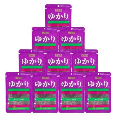 Mishima Yukari Furikake Perilla 10x22g Furikake Gewürzmischung 