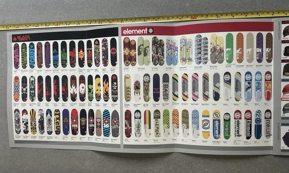 老式滑板谷 BKACK 标签 ELEMENT POPWAR DESTRUCTO CATALOG 2003 — 第 2/4 张图片