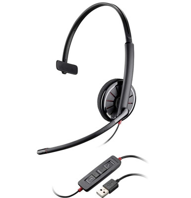 Neu Plantronics USB Headset Blackwire C310 - Mono Sound - Noise Cancelling Mikrofon