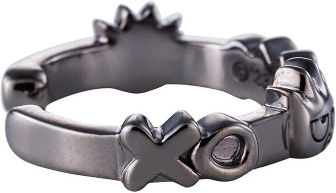 Brazalete de oreja Badtz-Maru Sanrio en plata 925 con rodio negro (SABB30-E002BK) Foto 4 de 4