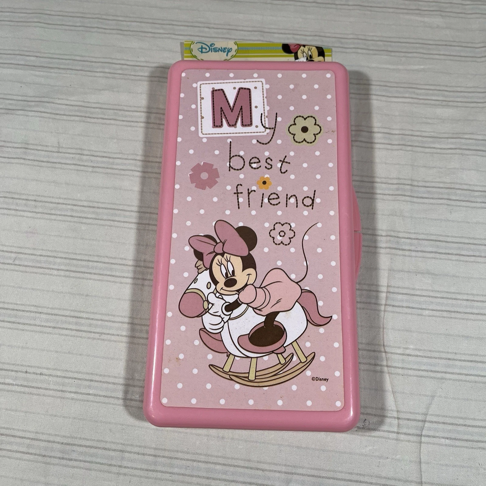 Disney Reusable Baby Wipe Container Minnie Mouse Pink Storage NOS J1
Opens in a new window or tab