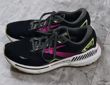 Brooks Adrenaline GTS 23 Womens 9 Shoes Running Sneaker Black Pink 1203811B037