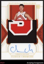 2024-25 National Treasures Gold FOTL Ulrich Chomche RC ROOKIE PATCH AUTO RPA /20