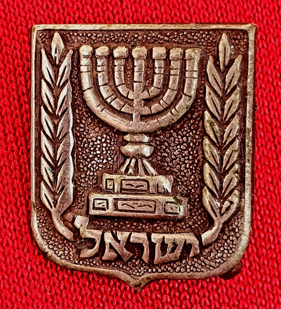 Coat of arms of Israel Vintage Pin Badge