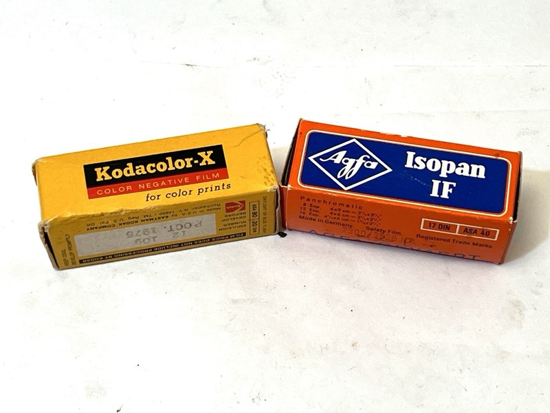 Kodak Kodacolor CX 620 And AGFA 120 Color Negative Film Rolls Expired Unopened