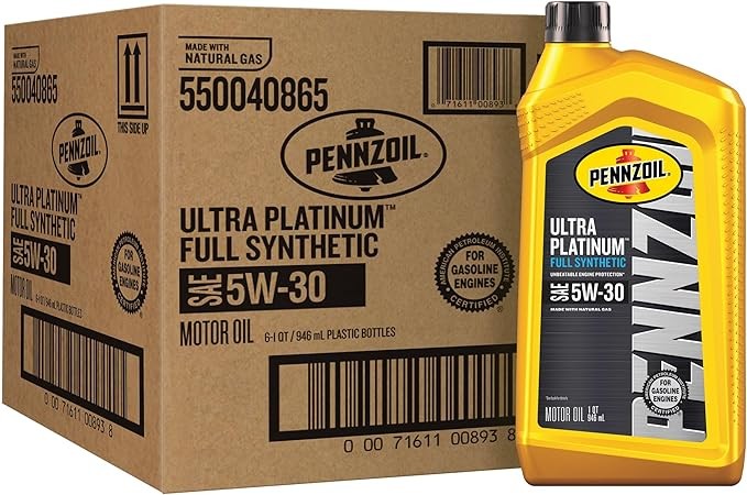 Platinum 5w-30 Full Synthetic Motor Oil (1-quart, Case Of 6)