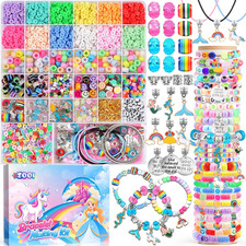 ZOOI Bracelet Making Kit for Girls, Friendship Charm Bracelet Making Kit, Arts a