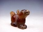 Old Nephrite Jade Stone Carved Sculpture Lovely Squirrel Looking Up #12192404 — photo 2