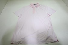 G/Fore FEEDER STRIPE FINE TECH JERSEY Polo Mens Size Medium BLUSH INV13171878