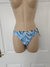 Fat Face Bikini Bottoms MCS Wave Turquoise Sizes 6 8 12 14 New With Tags