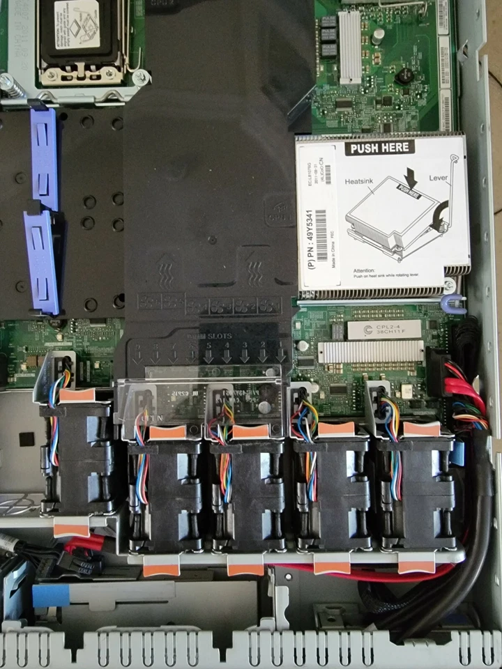 IBM 7944-AC1 X3550 M3, 2x E5530 2.4GHZ/8MB, 4GB RAM, Dual Pwr, Rails,, Cbl Mgmt - Image 4 of 4