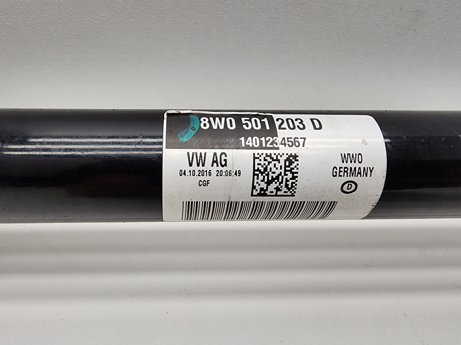 20172020 AUDI A4 QUATTRO REAR RIGHT SIDE CV AXLE SHAFT HALFSHAFT OEM 8W0501203D eBay