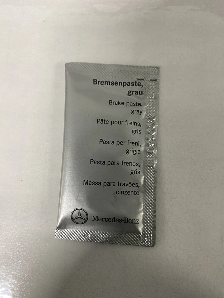 Pasta lubricante antichillidos de freno Mercedes Benz 5 piezas nueva genuina OEM 001989945109 Foto 3 de 3