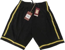 New 1985 Boston Celtics Mens Size Mitchell & Ness Black Gold Swingman Shorts $90