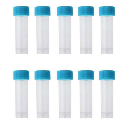 5ml Plastic Test Tubes Vial Screw Seal Cap Pack Container Price C2N4 Low G5N6